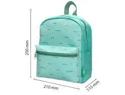 Sac a dos liderpapel baby vagues 250x115x210mm coloris vert d'eau