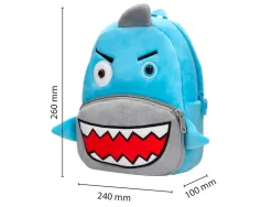 Sac a dos liderpapel baby finition peluche requin 260x100x240mm