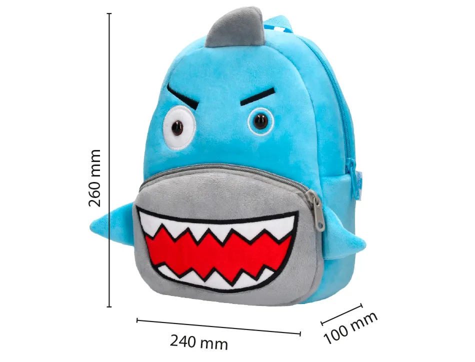 Sac a dos liderpapel baby finition peluche requin 260x100x240mm