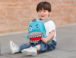 Sac a dos liderpapel baby finition peluche requin 260x100x240mm
