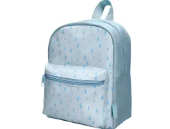 Sac a dos liderpapel baby gouttes 250x115x210mm coloris bleu pastel