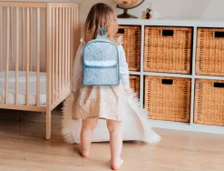 Sac a dos liderpapel baby gouttes 250x115x210mm coloris bleu pastel