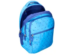 Sac a dos liderpapel scolaire 450x145x300mm coloris bleu