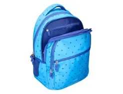 Sac a dos liderpapel scolaire 450x145x300mm coloris bleu