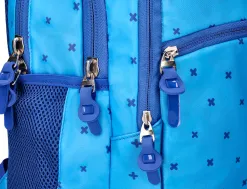 Sac a dos liderpapel scolaire 450x145x300mm coloris bleu