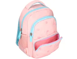 Sac a dos liderpapel scolaire arc-en-ciel 350x110x270mm coloris rose