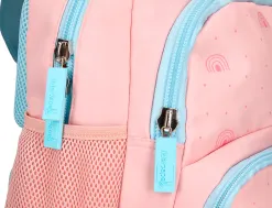 Sac a dos liderpapel scolaire arc-en-ciel 350x110x270mm coloris rose