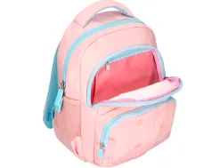 Sac a dos liderpapel scolaire arc-en-ciel 350x110x270mm coloris rose