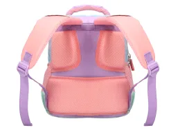 Sac a dos liderpapel scolaire multipoches et multicouleurs pastel 35x11x27cm