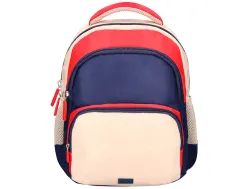 Sac a dos liderpapel scolaire multipoches et multicouleurs 35x11x27cm