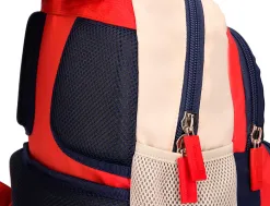 Sac a dos liderpapel scolaire multipoches et multicouleurs 35x11x27cm