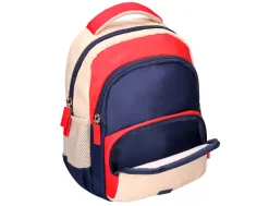 Sac a dos liderpapel scolaire multipoches et multicouleurs 35x11x27cm