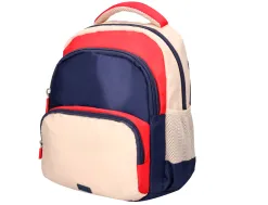 Sac a dos liderpapel scolaire multipoches et multicouleurs 35x11x27cm
