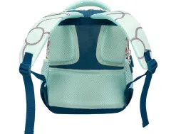 Sac a dos liderpapel scolaire voiture 350x110x270mm coloris vert d'eau