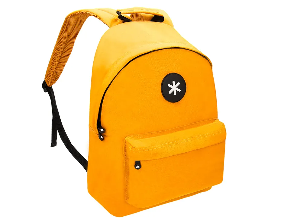Sac dos antartik 1 comp ordinateur portable 14,1" 1 poches exterieures 310x160x410mm jaune