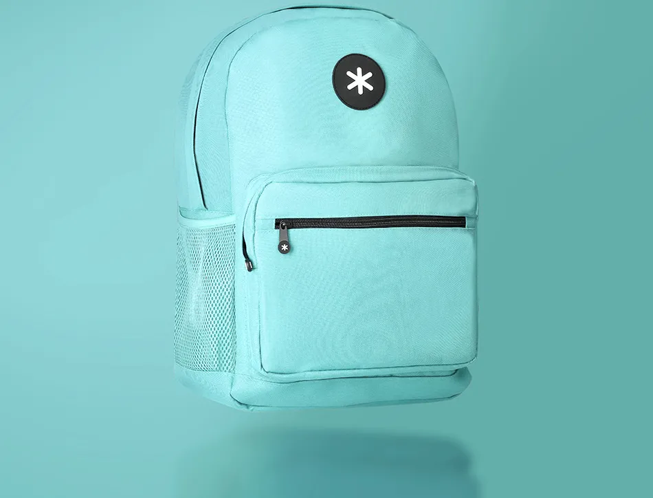 Sac dos antartik 1 comp ordinateur portable 15,6" 1 poche frontale 320x140x430mm bleu givre