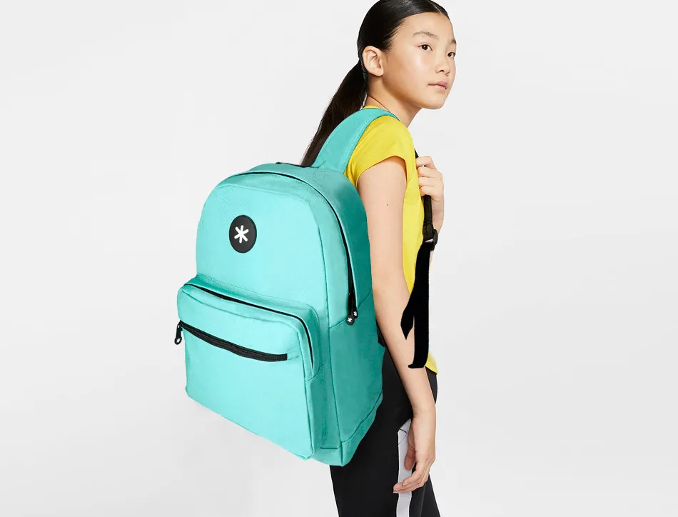 Sac dos antartik 1 comp ordinateur portable 15,6" 1 poche frontale 320x140x430mm bleu givre