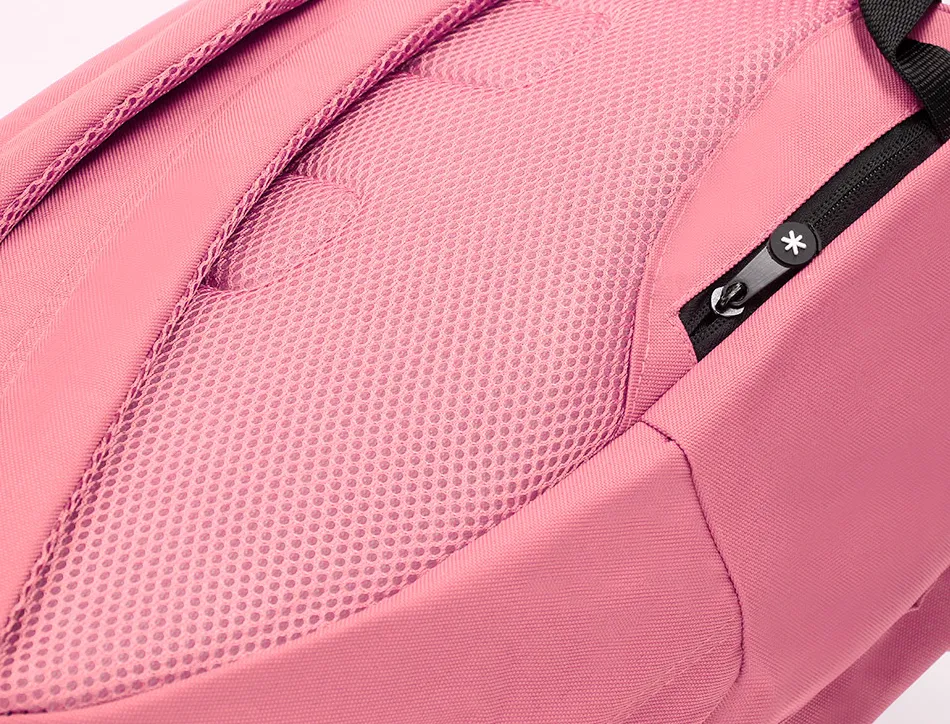 Sac dos antartik 1 comp ordinateur portable 14,1" 1 poches exterieures 310x160x410mm corail
