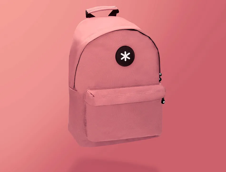 Sac dos antartik 1 comp ordinateur portable 14,1" 1 poches exterieures 310x160x410mm corail