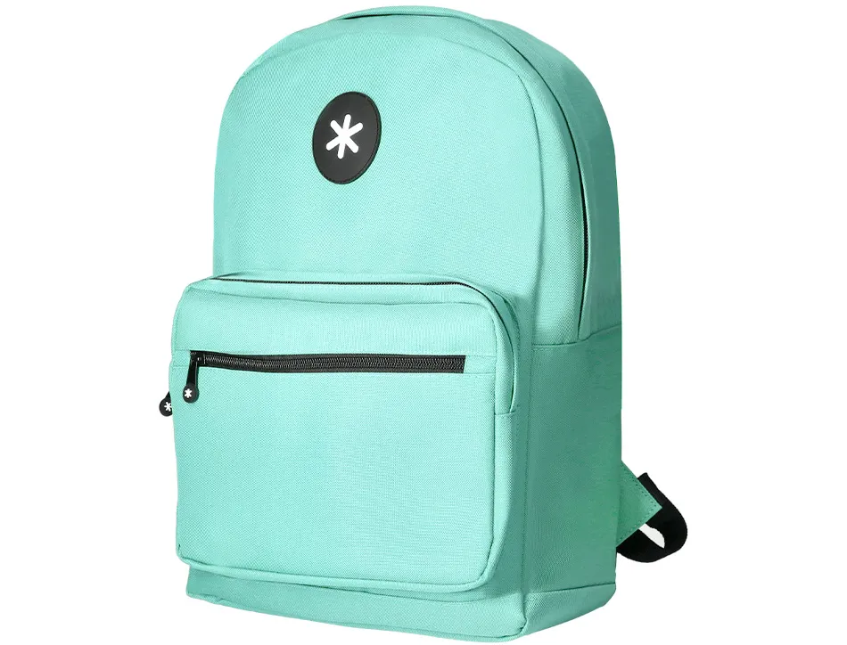 Sac dos antartik 1 comp ordinateur portable 15,6" 1 poche frontale 320x140x430mm vert menthe