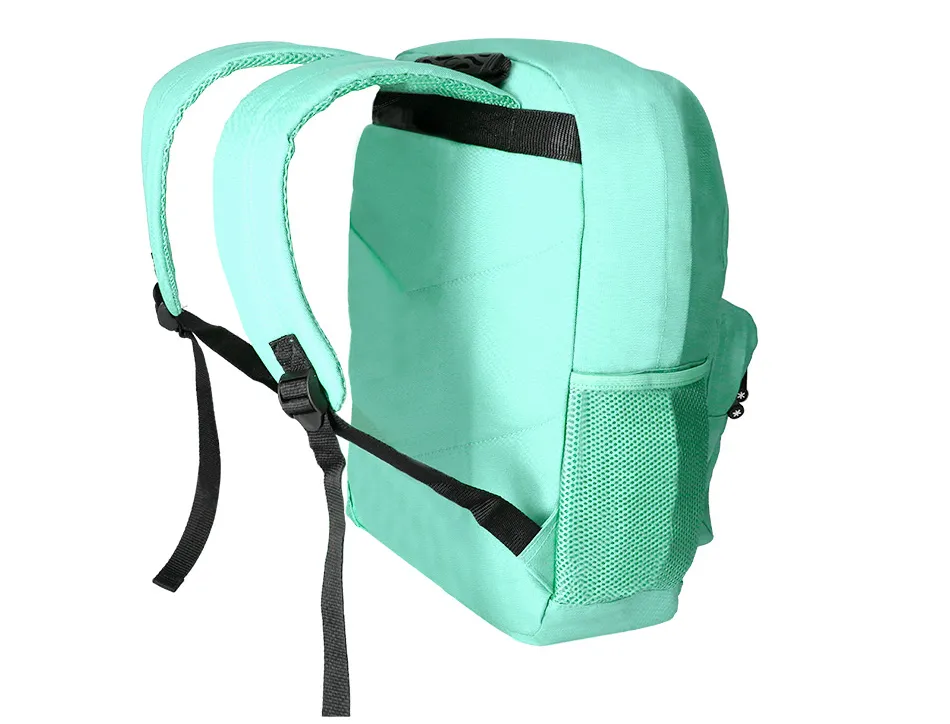 Sac dos antartik 1 comp ordinateur portable 15,6" 1 poche frontale 320x140x430mm vert menthe