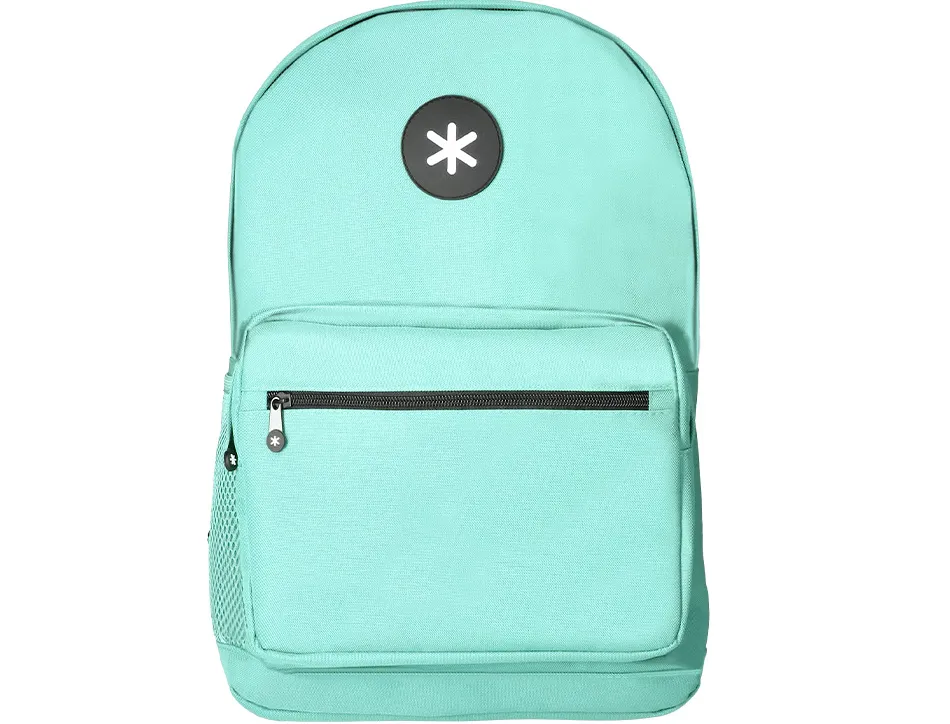 Sac dos antartik 1 comp ordinateur portable 15,6" 1 poche frontale 320x140x430mm vert menthe