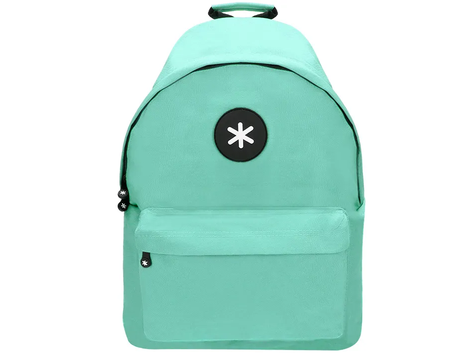 Sac dos antartik 1 comp ordinateur portable 14,1" 1 poches exterieures 310x160x410mm vert menthe