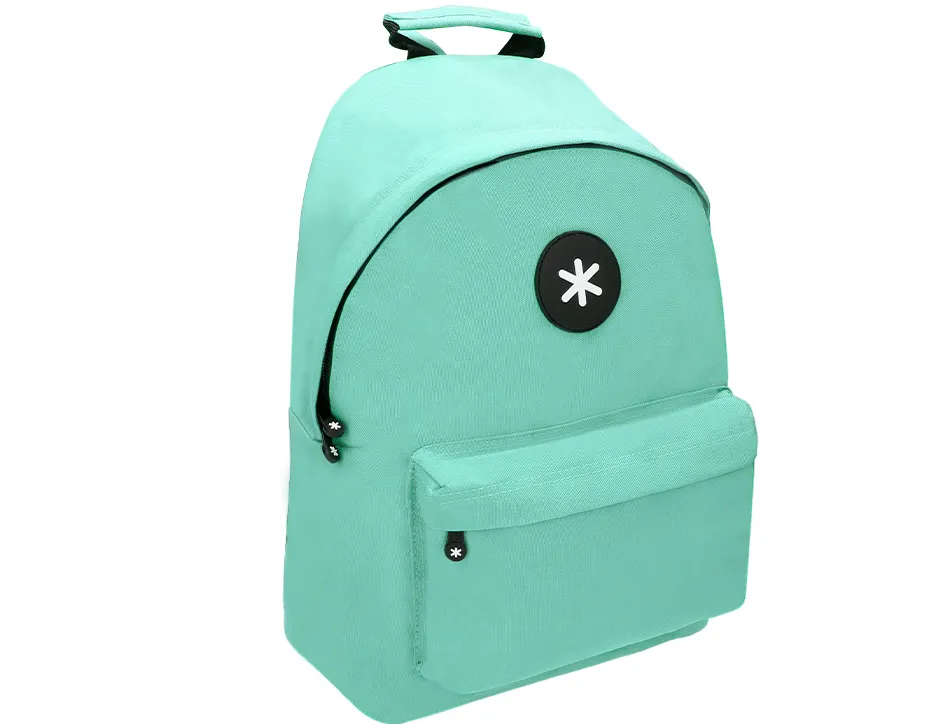 Sac dos antartik 1 comp ordinateur portable 14,1" 1 poches exterieures 310x160x410mm vert menthe