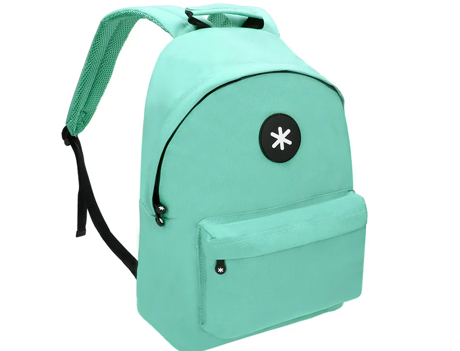 Sac dos antartik 1 comp ordinateur portable 14,1" 1 poches exterieures 310x160x410mm vert menthe