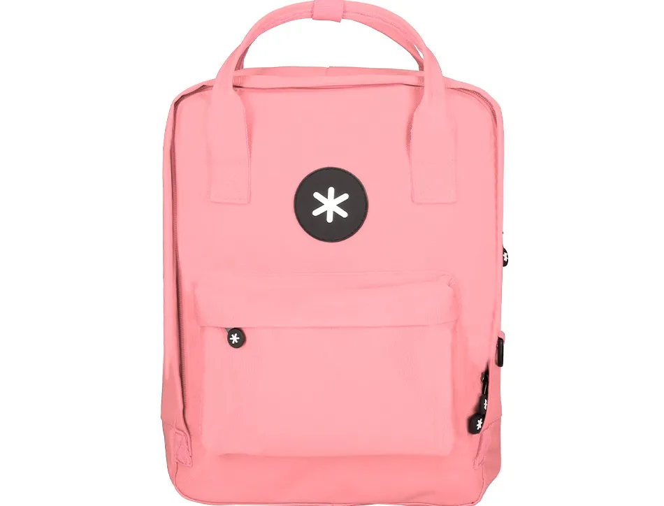 Sac dos antartik 1 compartiment ordinateur portable 18" poche exterieur fermeture eclair dim. 300x115x390mm corail