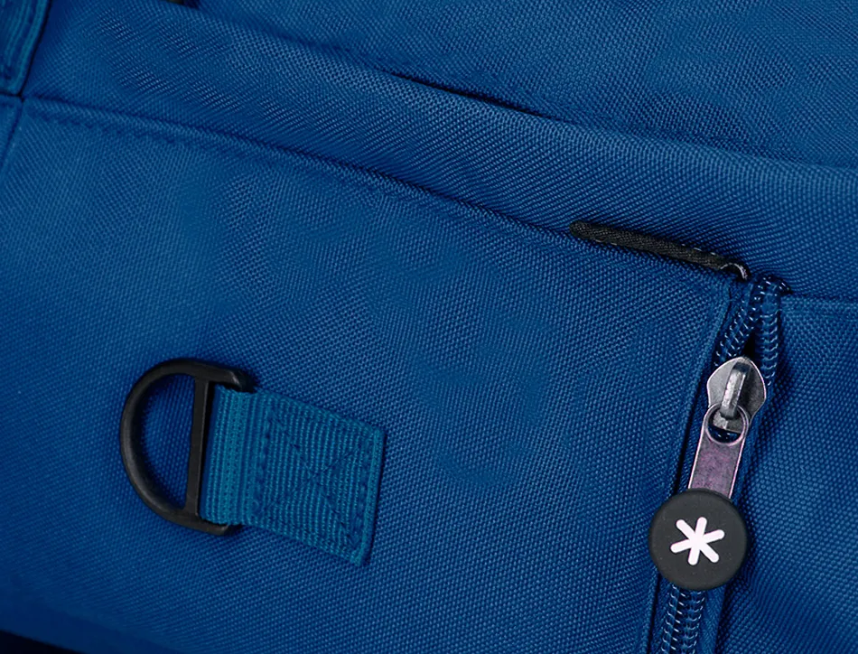 Sac dos antartik 1 compartiment ordinateur portable 18" poche exterieure fermeture eclair dim. 300x115x390mm bleu marine