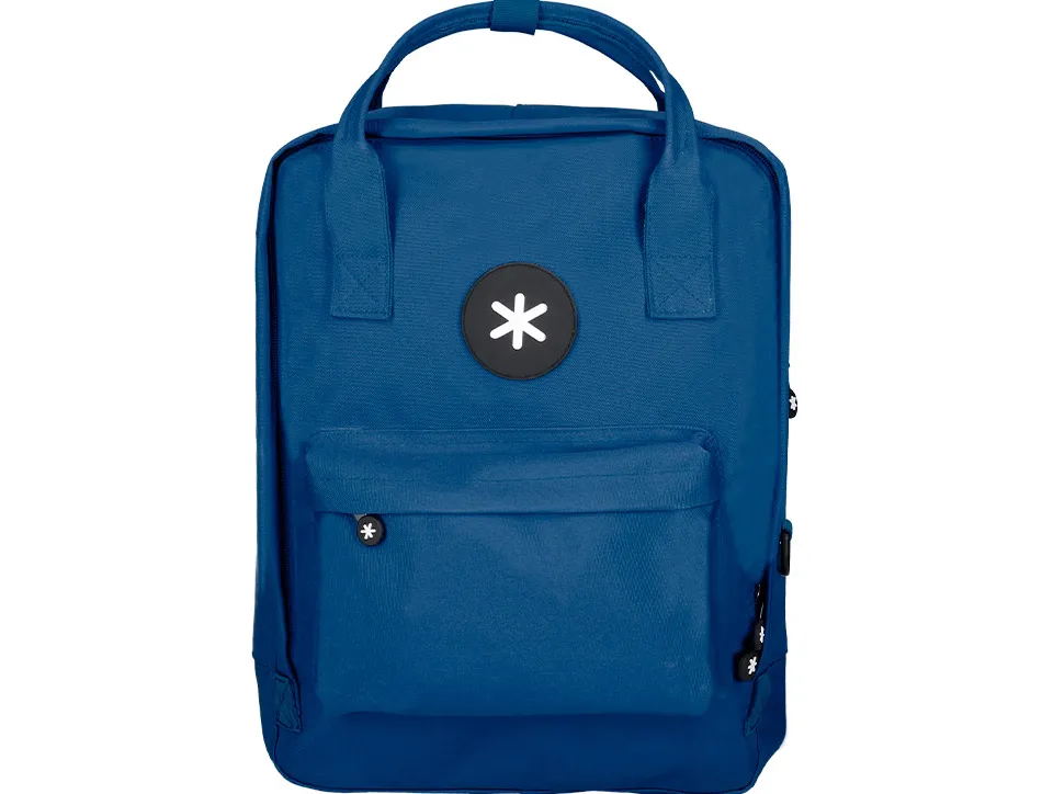 Sac dos antartik 1 compartiment ordinateur portable 18" poche exterieure fermeture eclair dim. 300x115x390mm bleu marine