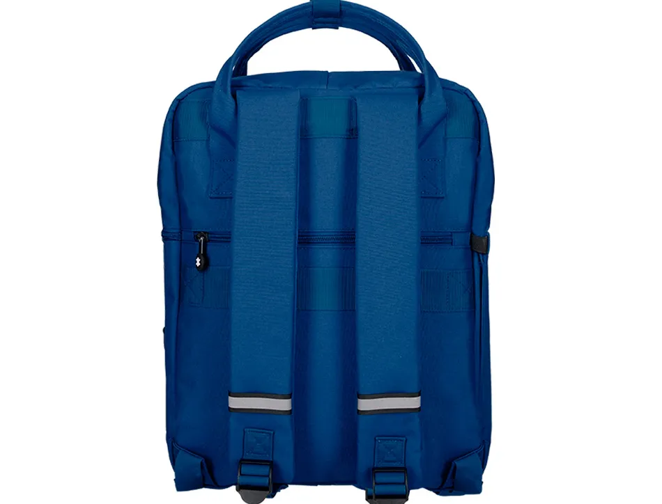 Sac dos antartik 1 compartiment ordinateur portable 18" poche exterieure fermeture eclair dim. 300x115x390mm bleu marine