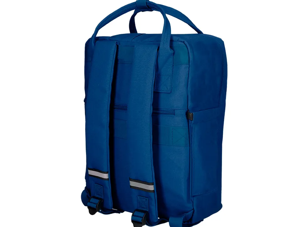 Sac dos antartik 1 compartiment ordinateur portable 18" poche exterieure fermeture eclair dim. 300x115x390mm bleu marine