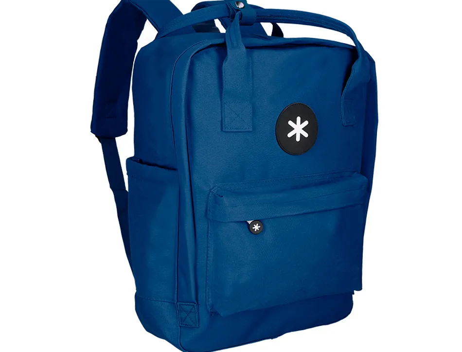 Sac dos antartik 1 compartiment ordinateur portable 18" poche exterieure fermeture eclair dim. 300x115x390mm bleu marine