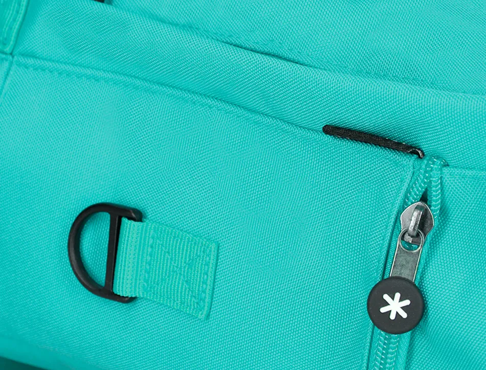 Sac dos antartik 1 compartiment ordinateur portable 18" poche exterieure fermeture eclair dim. 300x115x390mm menthe