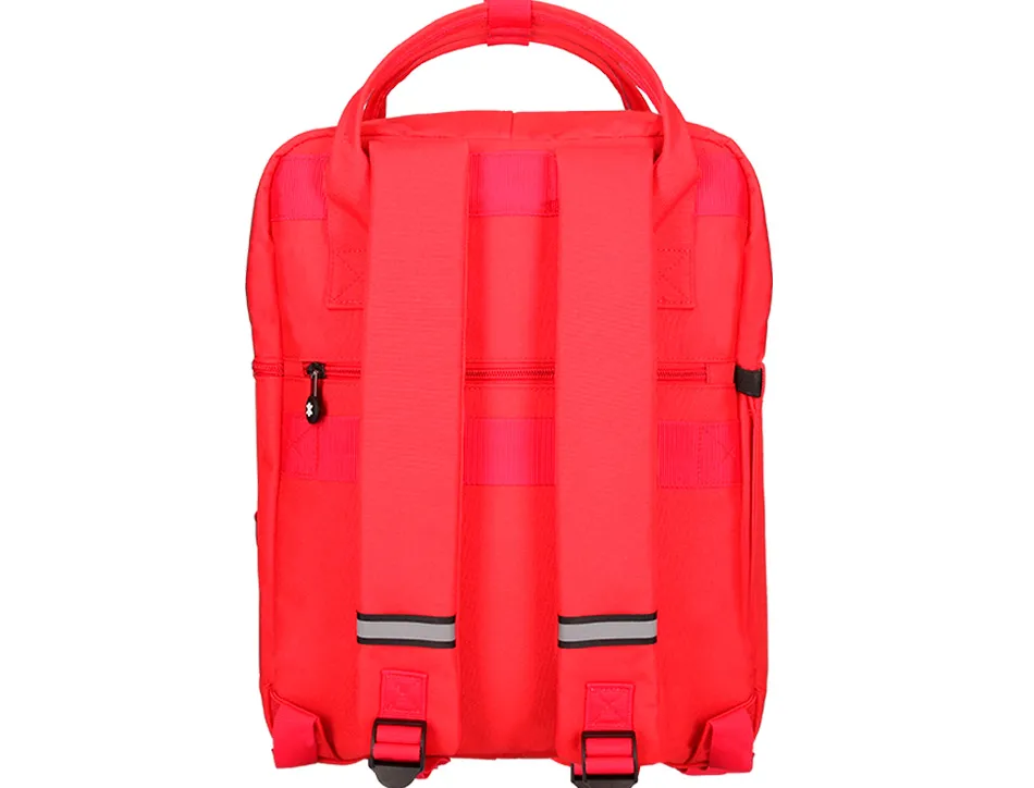 Sac dos antartik 1 compartiment ordinateur portable 18" poche exterieur fermeture eclair dim. 300x115x390mm rouge