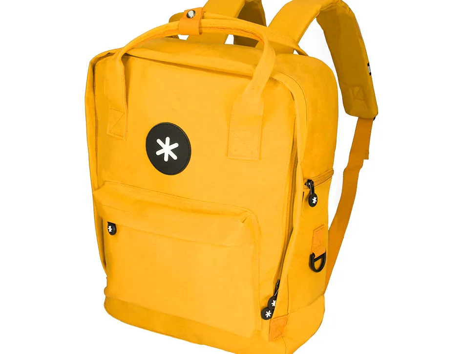 Sac dos antartik 1 compartiment ordinateur portable 18" poche exterieur fermeture eclair dim. 300x115x390mm orange