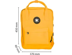 Sac dos antartik 1 compartiment ordinateur portable 18" poche exterieur fermeture eclair dim. 300x115x390mm orange