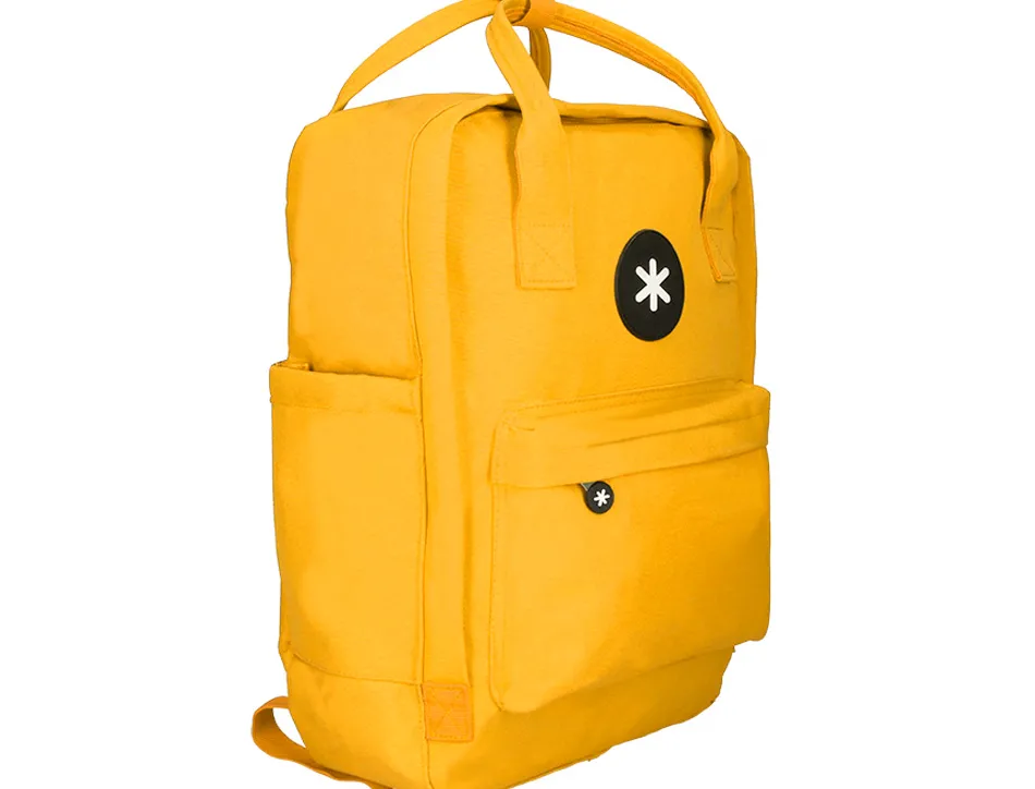 Sac dos antartik 1 compartiment ordinateur portable 18" poche exterieur fermeture eclair dim. 300x115x390mm orange