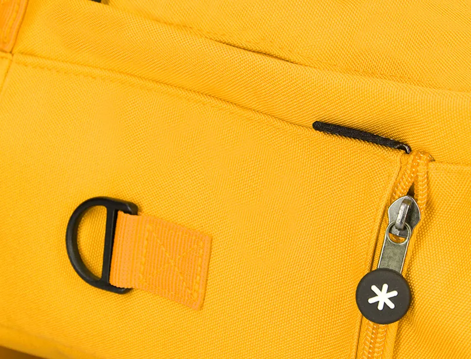 Sac dos antartik 1 compartiment ordinateur portable 18" poche exterieur fermeture eclair dim. 300x115x390mm orange