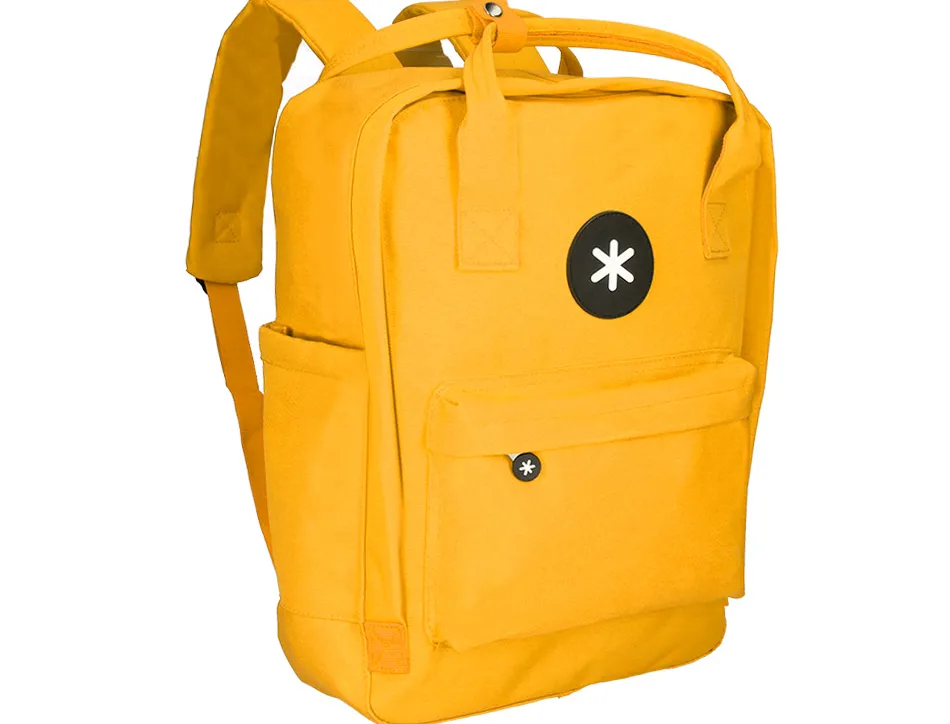 Sac dos antartik 1 compartiment ordinateur portable 18" poche exterieur fermeture eclair dim. 300x115x390mm orange