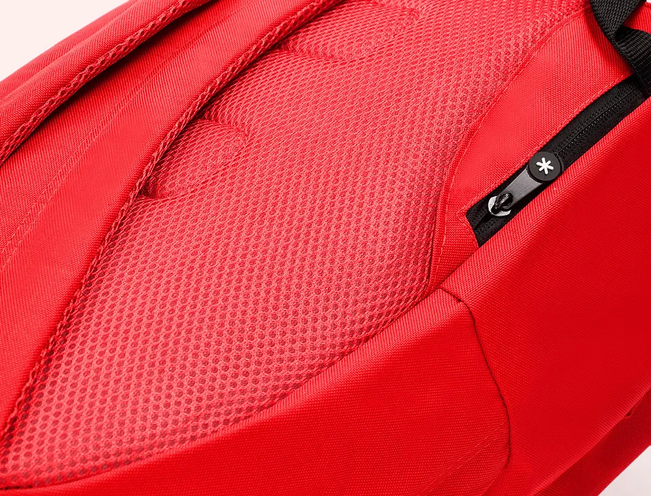 Sac dos antartik 1 compordinateur portable 14,1" 1poche exterieure 310x160x410mm rouge