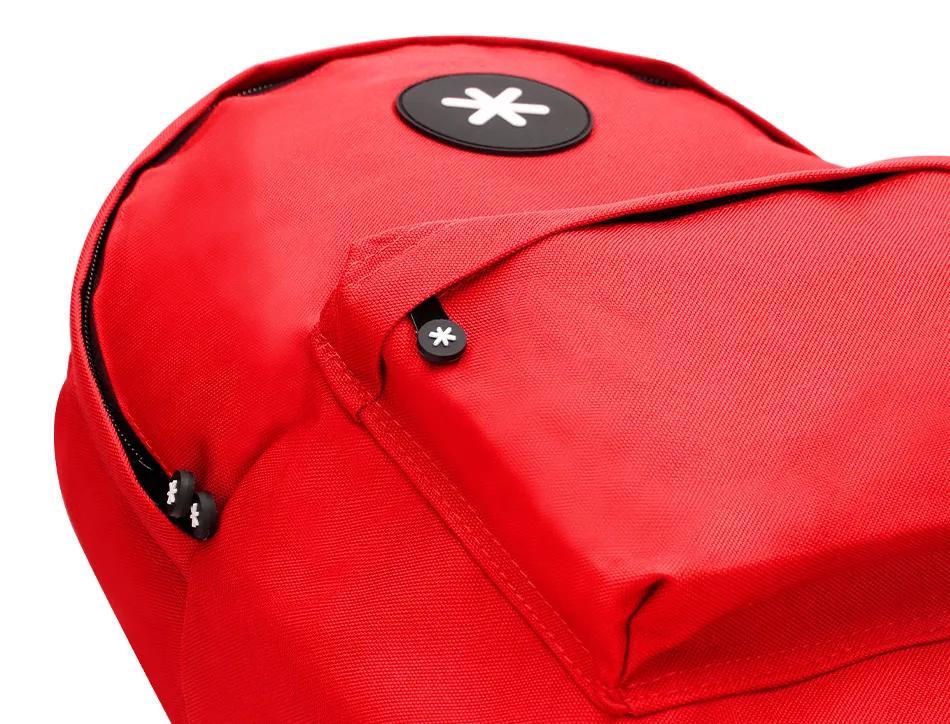 Sac dos antartik 1 compordinateur portable 14,1" 1poche exterieure 310x160x410mm rouge