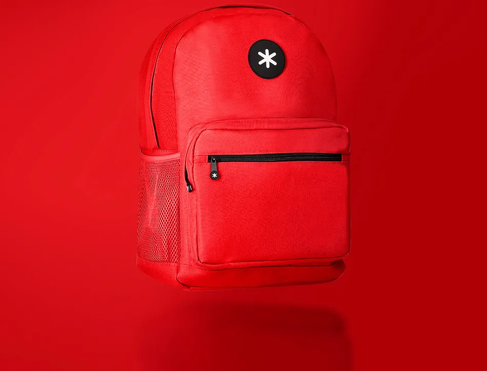Sac dos antartik 1 compordinateur portable 15,6" 1poche frontale 320x140x430mm rouge