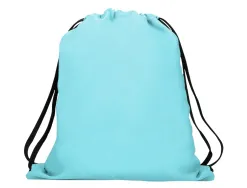 Sac dos antartik en toile fermeture cordon poche interieur 350x400 mm coloris bleu givre