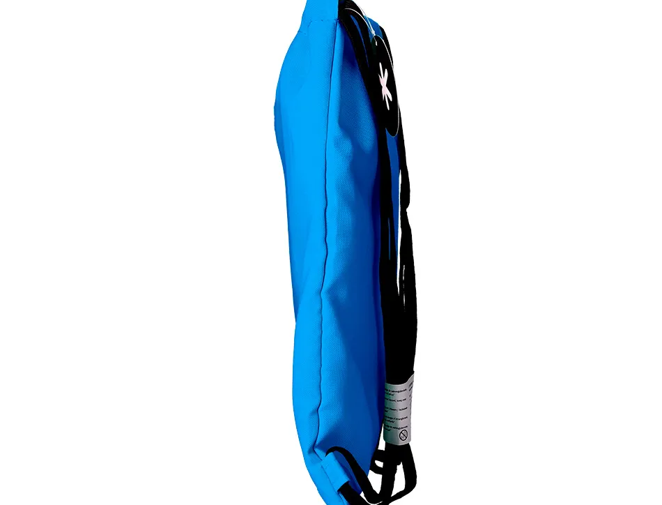 Sac dos antartik en toile fermeture cordon poche interieur 350x400 mm coloris bleu