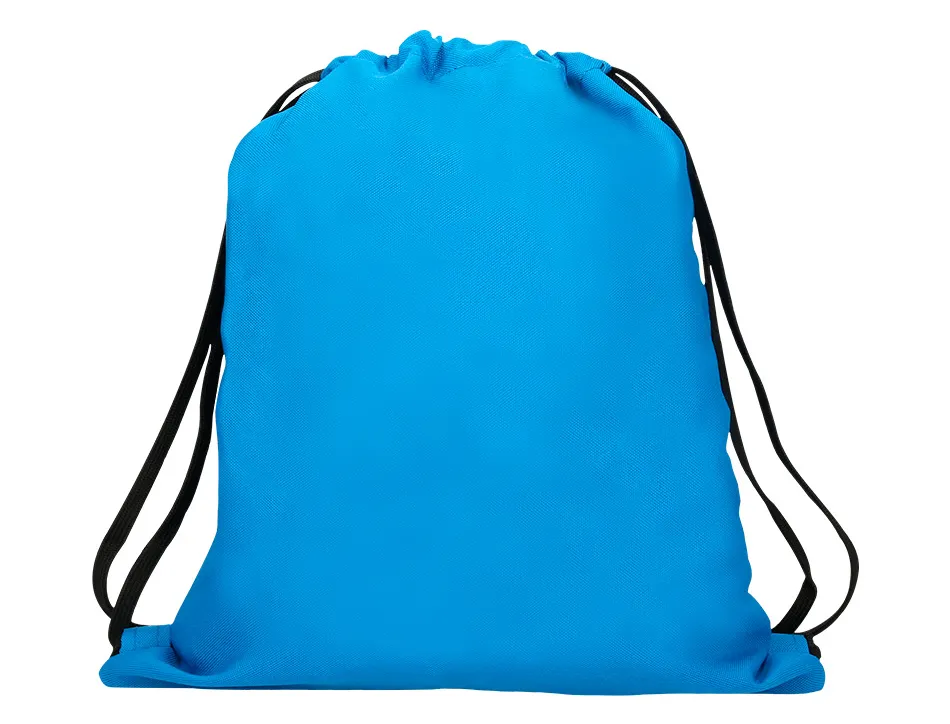 Sac dos antartik en toile fermeture cordon poche interieur 350x400 mm coloris bleu