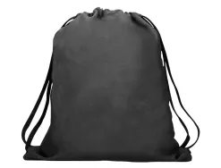 Sac dos antartik en toile fermeture cordon poche interieur 350x400 mm coloris noir