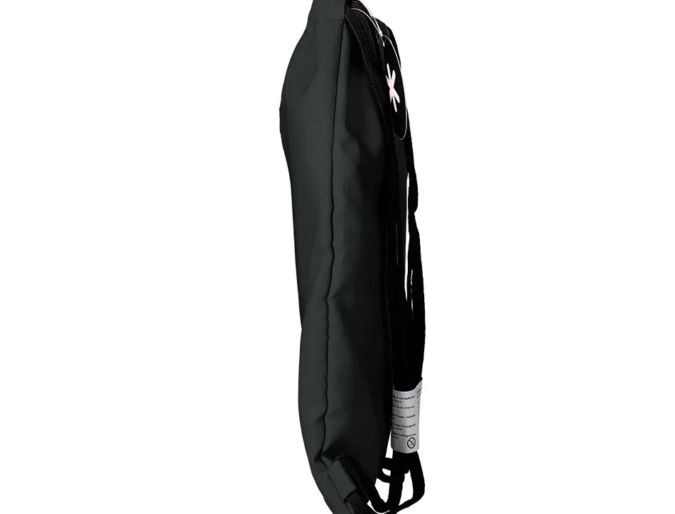 Sac dos antartik en toile fermeture cordon poche interieur 350x400 mm coloris noir